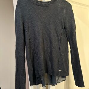 Abercrombie & Fitch Dark Blue Knit Sweater